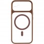 Чохол TPU+PC GETMAN Moon Clear with MagSafe для Apple iPhone 12 (6.1