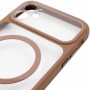 Чохол TPU+PC GETMAN Moon Clear with MagSafe для Apple iPhone 12 (6.1
