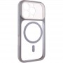 Чохол TPU+PC GETMAN Moon Clear with MagSafe для Apple iPhone 16 Pro (6.3