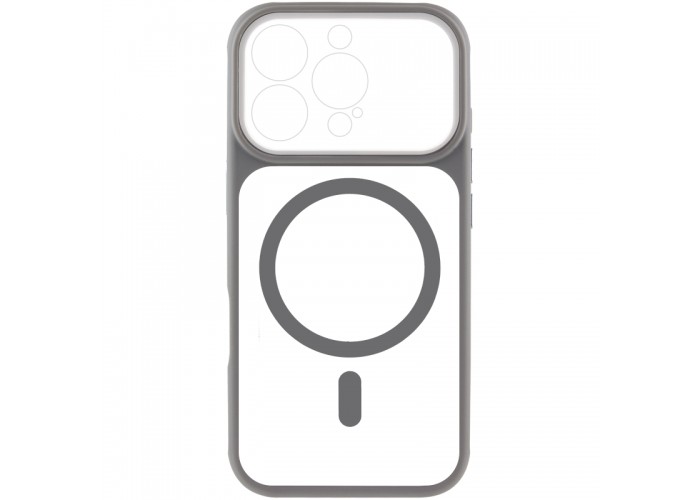 Чохол TPU+PC GETMAN Moon Clear with MagSafe для Apple iPhone 16 Pro (6.3