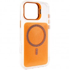 Чохол TPU+PC Jewel Sparkle with MagSafe для Apple iPhone 17 (6.3")  Orange Sparkle - 00000084797_4