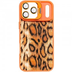 Чохол TPU+PC Wild Leopard with MagSafe and Lens для Apple iPhone 17 Pro Max (6.9")  Orange - 00000085177_4