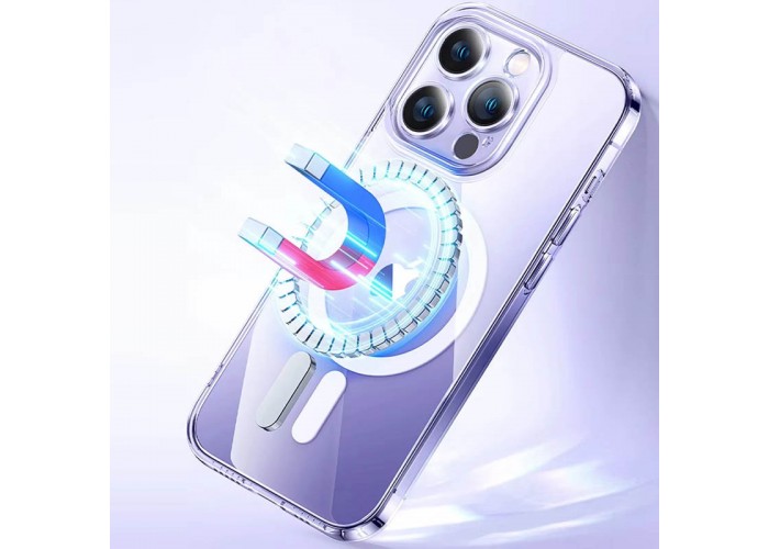 Чохол TPU Clear Case with MagSafe для Apple iPhone 12 Pro / 12 (6.1