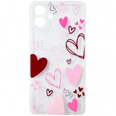 Чохол TPU Clear Joy для Motorola Moto G06  Hearts - 00000084801_2