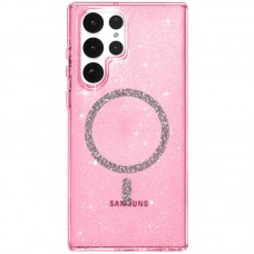 Чохол TPU Eclipse Sparkle (MagFit) для Samsung Galaxy S25 Ultra  Pink - 00000076356_3