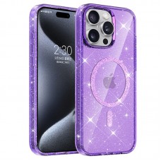 Чохол TPU Eclipse Sparkle (MagFit) для Apple iPhone 15 Pro Max (6.7")  Purple - 00000077643_4