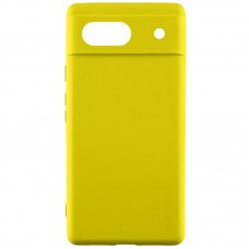 Чохол TPU GETMAN Liquid Silk Full Camera для Google Pixel 6  Жовтий / Flash - 00000077912_2