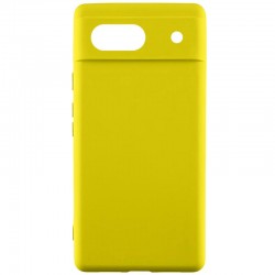 Чохол TPU GETMAN Liquid Silk Full Camera для Google Pixel 6  Жовтий / Flash - 00000077912_2
