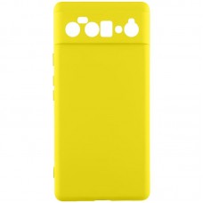 Чохол TPU GETMAN Liquid Silk Full Camera для Google Pixel 6 Pro  Жовтий / Flash - 00000077913_2