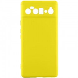 Чохол TPU GETMAN Liquid Silk Full Camera для Google Pixel 6 Pro  Жовтий / Flash - 00000077913_2