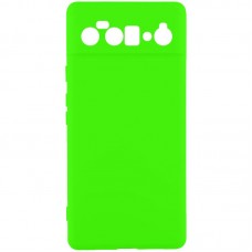 Чохол TPU GETMAN Liquid Silk Full Camera для Google Pixel 6 Pro  Салатовий / Neon Green - 00000077913_9