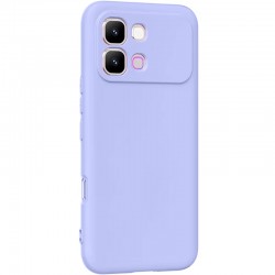 Чохол TPU GETMAN Liquid Silk Full Camera для Infinix Note Edge  Бузковий / Light purple - 00000088976_7