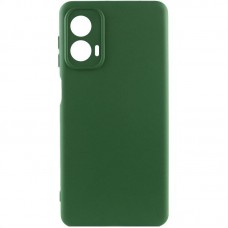 Чохол TPU GETMAN Liquid Silk Full Camera для Motorola Moto G24  Зелений / Dark green - 00000074056_3