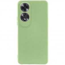 Чохол TPU GETMAN Liquid Silk Full Camera для Oppo A60 4G  Зелений / Pistachio - 00000077920_4