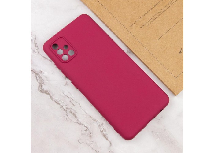 Чохол TPU GETMAN Liquid Silk Full Camera для Samsung Galaxy A51