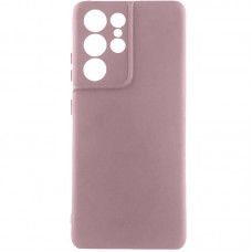 Чохол TPU GETMAN Liquid Silk Full Camera для Samsung Galaxy S21 Ultra  Рожевий / Pink Sand - 00000075776_8