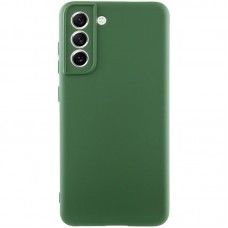 Чохол TPU GETMAN Liquid Silk Full Camera для Samsung Galaxy S22+  Зелений / Dark green - 00000081482_4