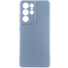 Чохол TPU GETMAN Liquid Silk Full Camera для Samsung Galaxy S22 Ultra  Блакитний / Lilac Blue - 00000075778_16