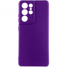 Чохол TPU GETMAN Liquid Silk Full Camera для Samsung Galaxy S22 Ultra  Фіолетовий / Ultra Violet - 00000075778_17