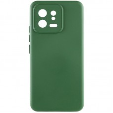 Чохол TPU GETMAN Liquid Silk Full Camera для Xiaomi 13 Pro  Зелений / Dark green - 00000081489_3