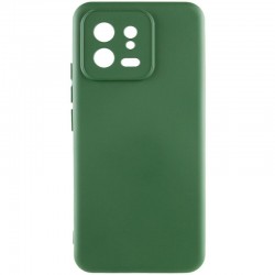 Чохол TPU GETMAN Liquid Silk Full Camera для Xiaomi 13 Pro  Зелений / Dark green - 00000081489_3