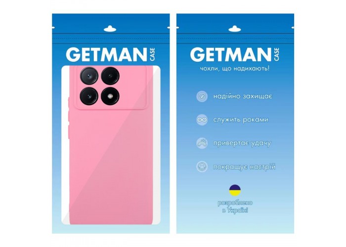 Чохол TPU GETMAN Liquid Silk Full Camera для Xiaomi Poco X6 Pro