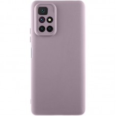 Чохол TPU GETMAN Liquid Silk Full Camera для Xiaomi Redmi 10  Сірий / Lavender - 00000073797_20