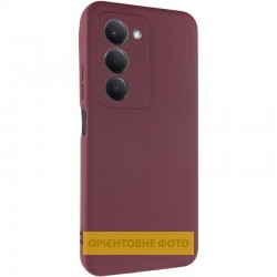 Чохол TPU GETMAN Liquid Silk Full Camera для Xiaomi Redmi 15 (Global)  Бордовий / Marsala - 00000082477_2