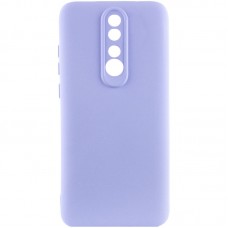 Чохол TPU GETMAN Liquid Silk Full Camera для Xiaomi Redmi 8  Бузковий / Light purple - 00000073799_19