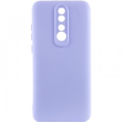 Чохол TPU GETMAN Liquid Silk Full Camera для Xiaomi Redmi 8  Бузковий / Light purple - 00000073799_19
