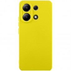 Чохол TPU GETMAN Liquid Silk Full Camera для Xiaomi Redmi Note 13 4G  Жовтий / Flash - 00000077926_3