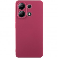 Чохол TPU GETMAN Liquid Silk Full Camera для Xiaomi Redmi Note 13 4G  Бордовий / Marsala - 00000077926_1