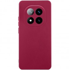 Чохол TPU GETMAN Liquid Silk Full Camera для Xiaomi Redmi Note 14 Pro 4G  Бордовий / Marsala - 00000077857_5