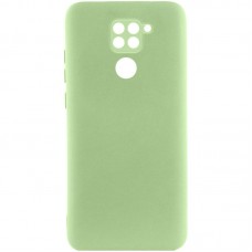 Чохол TPU GETMAN Liquid Silk Full Camera для Xiaomi Redmi Note 9 / Redmi 10X  Зелений / Pistachio - 00000073806_4