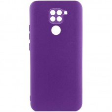 Чохол TPU GETMAN Liquid Silk Full Camera для Xiaomi Redmi Note 9 / Redmi 10X  Фіолетовий / Purple - 00000073806_14