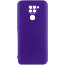Чохол TPU GETMAN Liquid Silk Full Camera для Xiaomi Redmi Note 9 / Redmi 10X  Фіолетовий / Ultra Violet - 00000073806_17