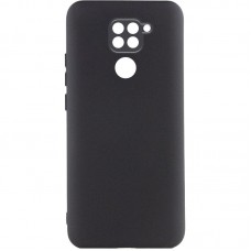 Чохол TPU GETMAN Liquid Silk Full Camera для Xiaomi Redmi Note 9 / Redmi 10X  Чорний / Black - 00000073806_15