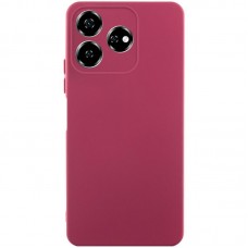 Чохол TPU GETMAN Liquid Silk Full Camera для ZTE Nubia V60  Бордовий / Marsala - 00000077933_1