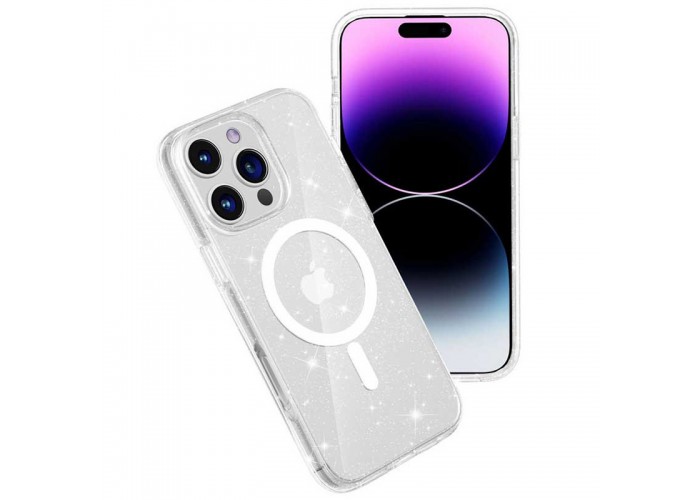Чохол TPU Galaxy Sparkle (MagFit) для Apple iPhone 16 Pro Max (6.9