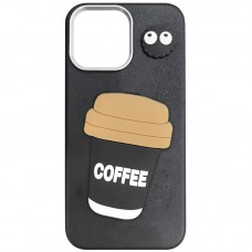 Чохол TPU Leather Toys для Apple iPhone 12 Pro / 12 (6.1")  Coffee / Black - 00000078572_2