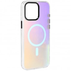 Чохол TPU Lunar Glow (MagFit) для Apple iPhone 12 Pro / 12 (6.1")  Titanium Black - 00000078248_3