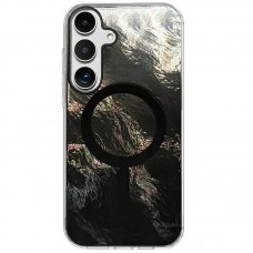 Чохол TPU Shiny Mountain (MagFit) для Samsung Galaxy S24 FE  Black - 00000078879_1