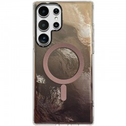 Чохол TPU Shiny Mountain (MagFit) для Samsung Galaxy S24 Ultra  Chocolate - 00000078880_2