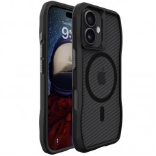Чохол TPU Space Octagon with MagSafe для Apple iPhone 16 (6.1")  Carbon Black - 00000082478_1