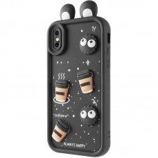 Чохол TPU Toys Case with Ears для Apple iPhone X / XS (5.8")  Black - 00000078427_1
