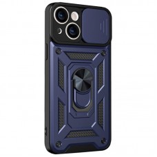 Чохол Ummi Camshield Serge Ring для Apple iPhone 14 (6.1")  Синій - 00000080865_6