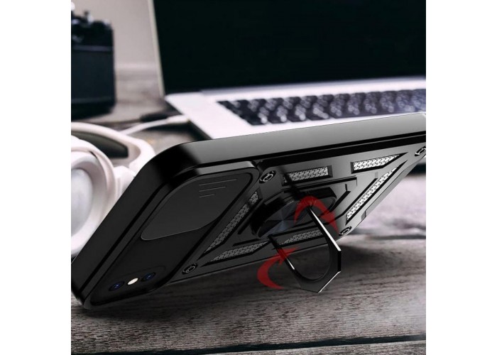 Чохол Ummi Camshield Serge Ring для Apple iPhone X / XS (5.8