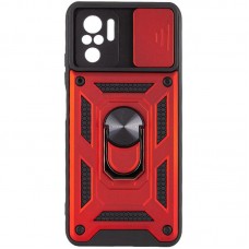 Чохол Ummi Camshield Serge Ring для Xiaomi Redmi Note 10 / Note 10s / Poco M5s  Червоний - 00000080728_4