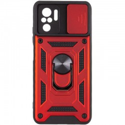 Чохол Ummi Camshield Serge Ring для Xiaomi Redmi Note 10 / Note 10s / Poco M5s  Червоний - 00000080728_4