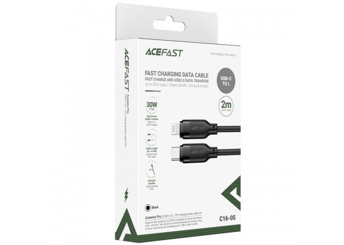 Дата кабель Acefast C16-05 Type-C to Lightning 30W (2m)